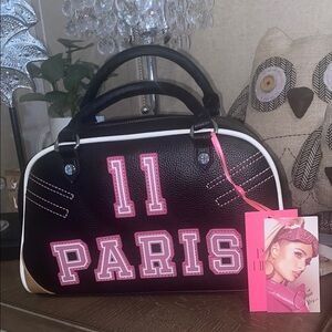 Paris Black and Pink Women's Bag